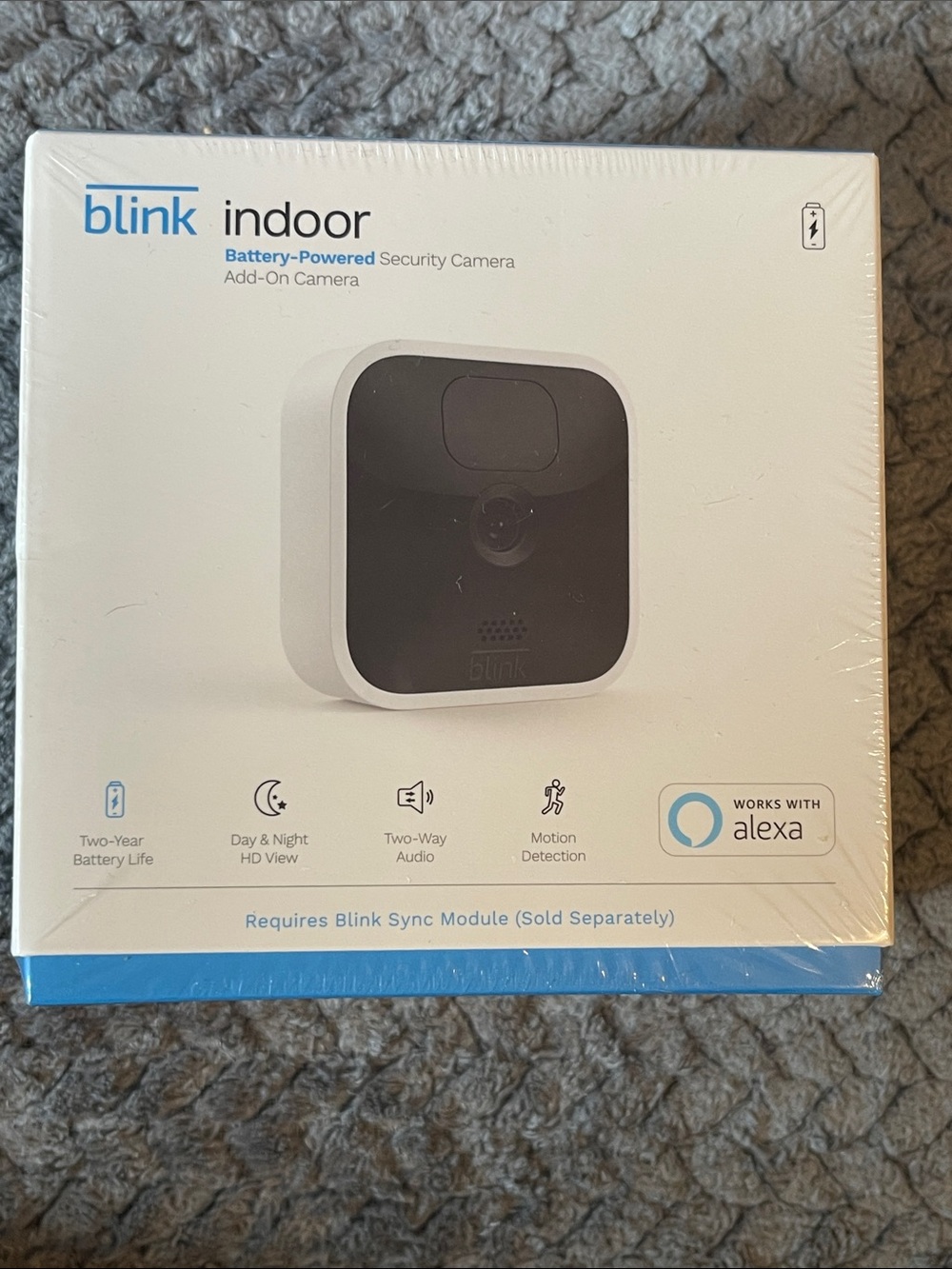 New in box sealed blink indoor security camera retail $79